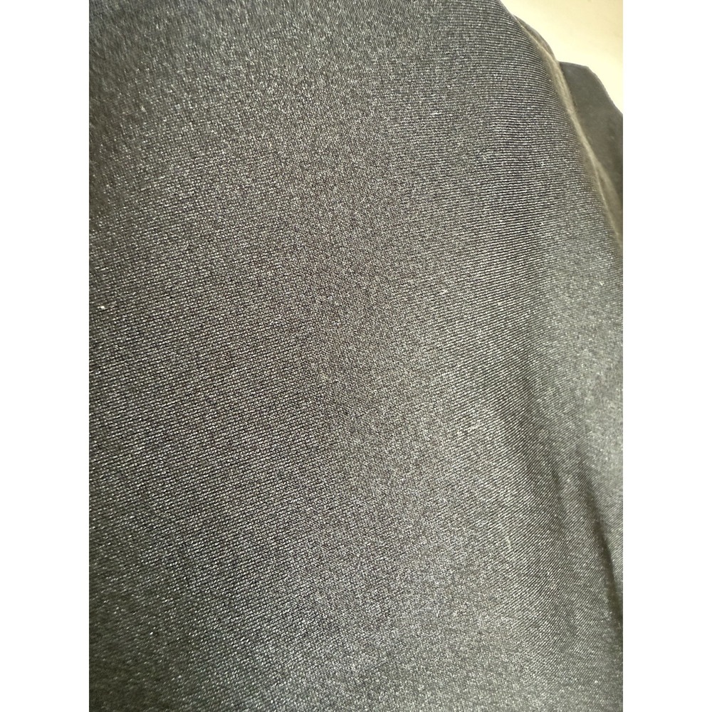 Emily Hsu Leggings Jet Shimmer Black High Waisted Size S High Rise Made in USA - Picture 3 of 8